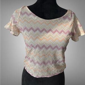 Chevron Patterned Women's Top
